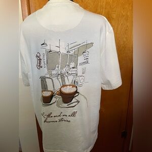 D&F Ricky Singh Cream Cotton Tee